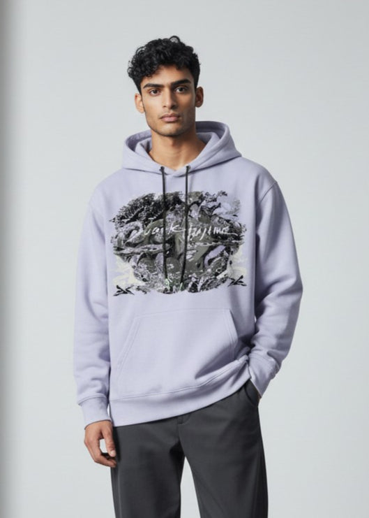 Lilac Sweater with Medusa print
